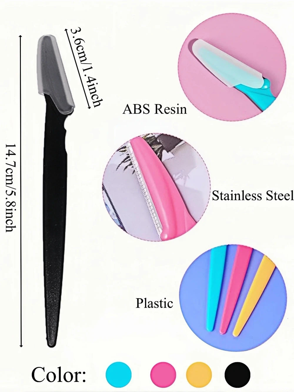 Multipurpose Eyebrow Razor Set